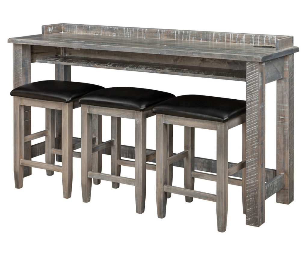 El Paso Counter Height Sofa Table Heirloom Amish Furniture