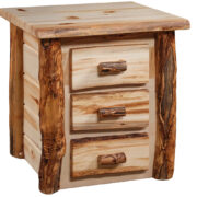 Country Classic 3 Drawer Nightstand