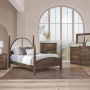 Meridian Post Bed With Footboard Bench - Image 2
