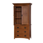 Michaels Mission 3 Drawer Armoire - Image 2