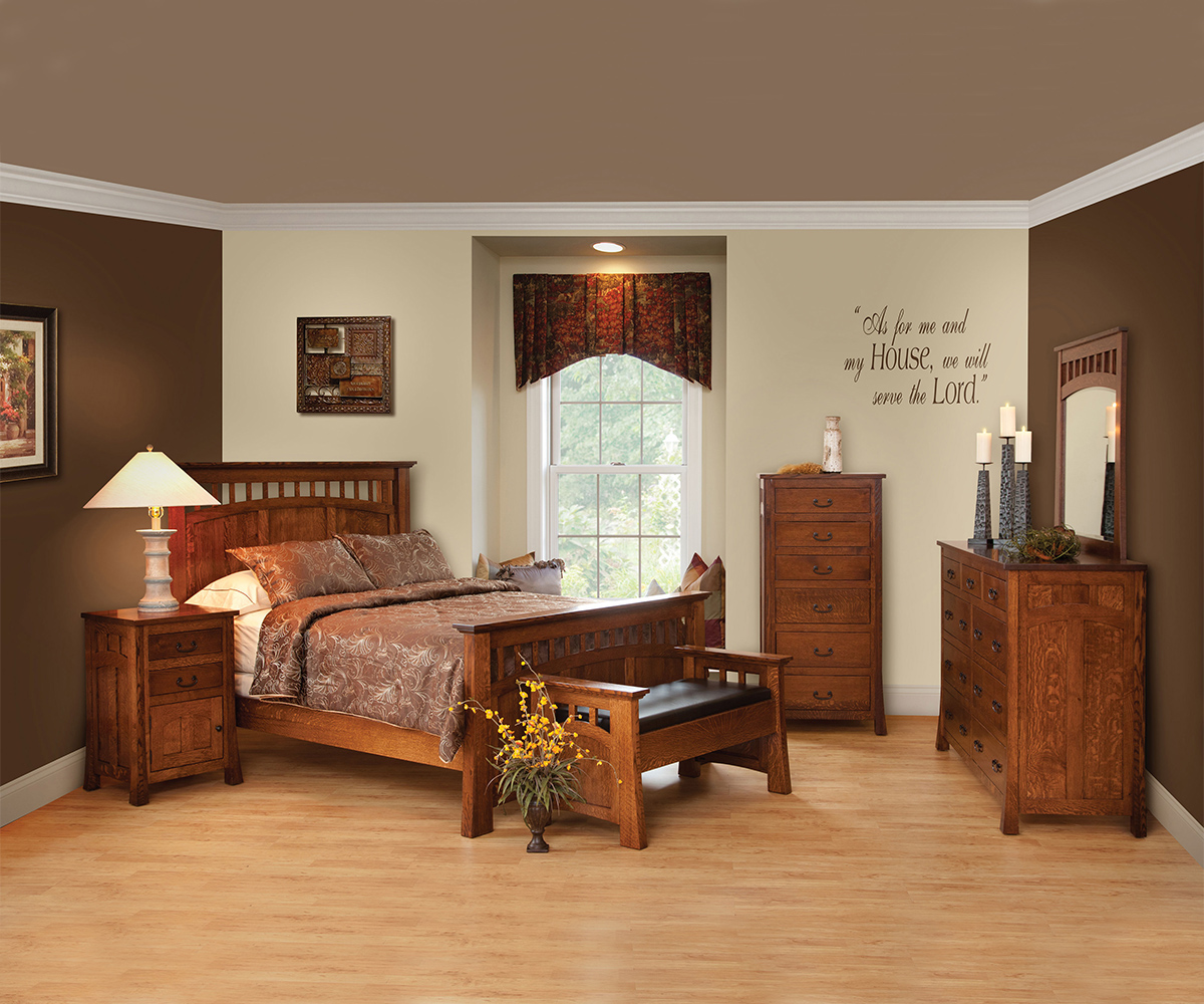 Bridgeport Mission 3 Drawer Armoire - Image 2