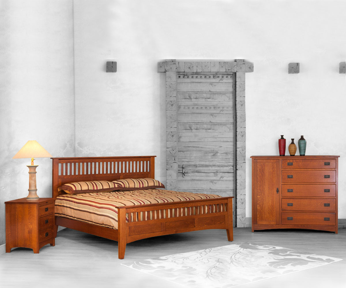 Empire Mission Panel Bed - Image 3