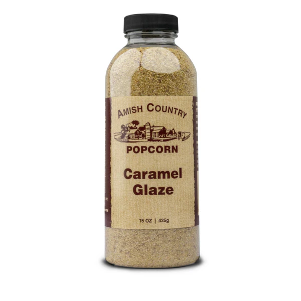 Baby Yellow Popcorn with caramel glaze