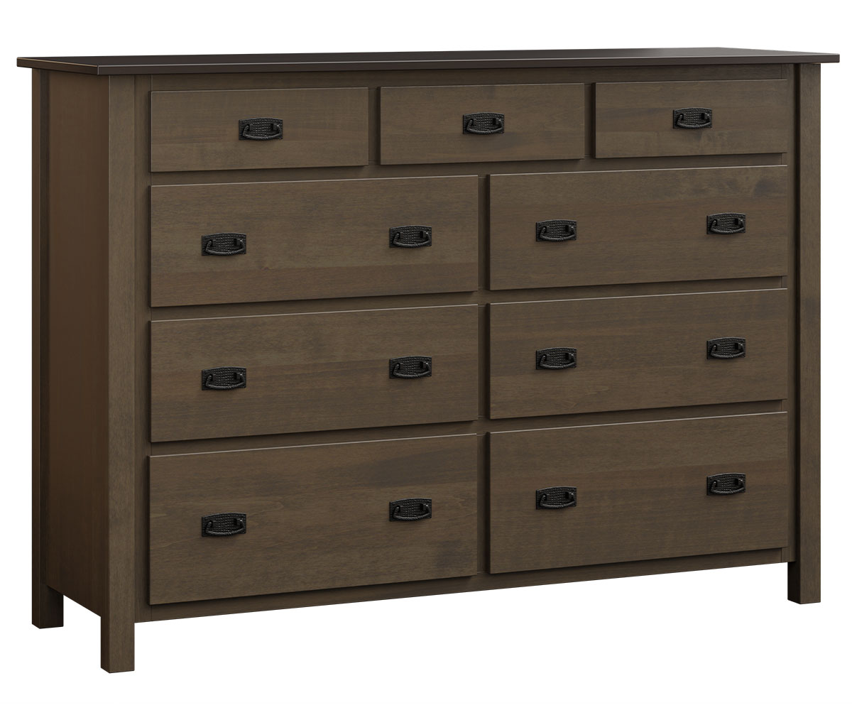 Dutch Country Mission 9 Drawer Dresser - Image 2
