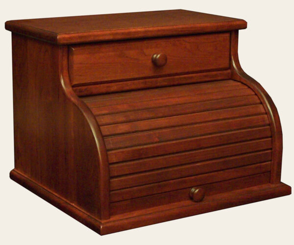 Roll Top Breadbox with Drawer