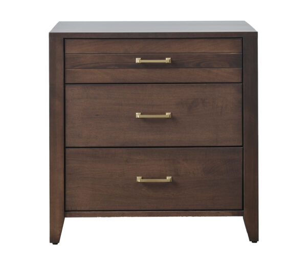 Leppke 3 Drawer Nightstand