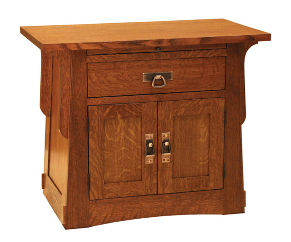 Aurora Crofter Door Nightstand With Pullout