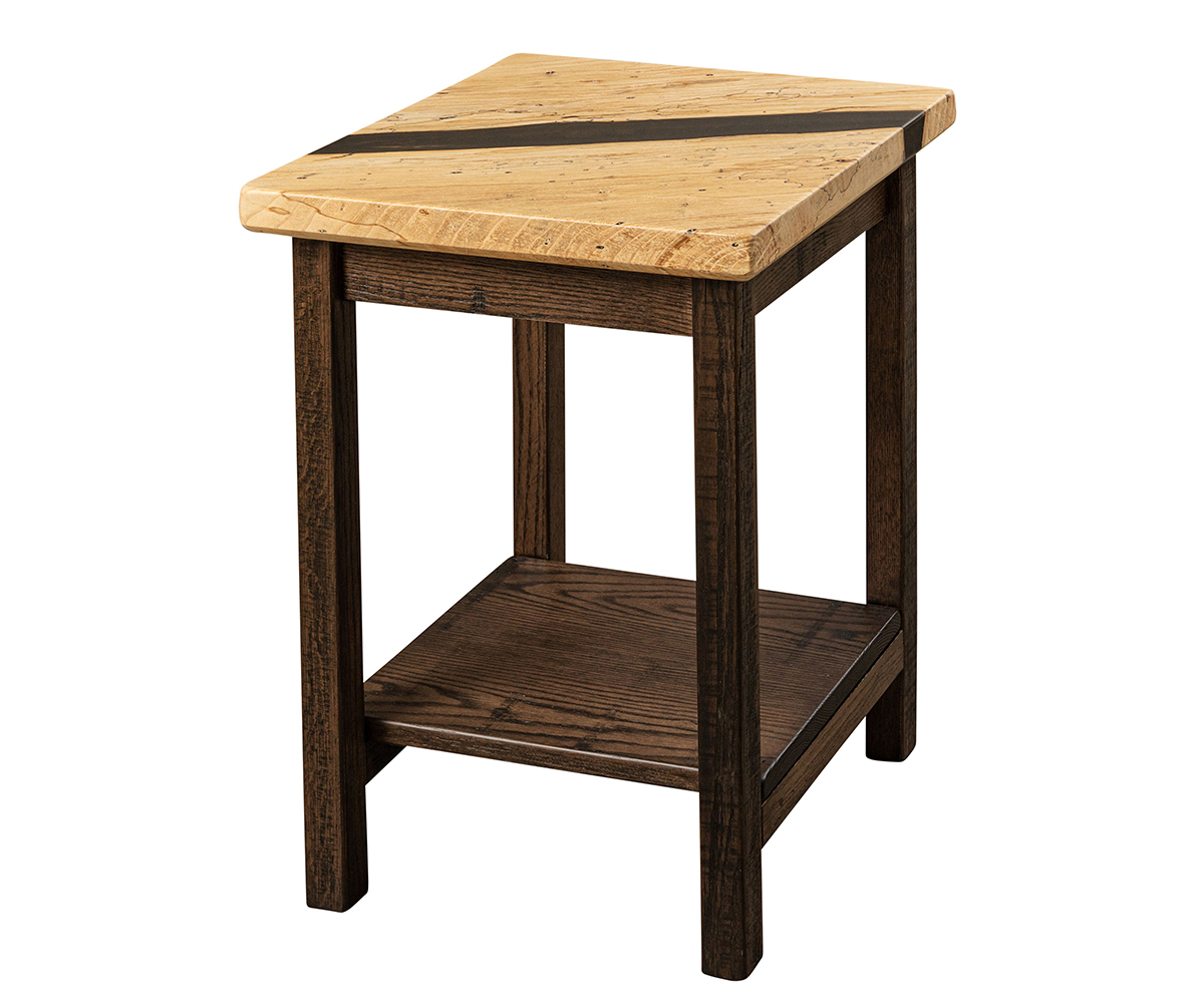 Gold Ash End Table - Image 3