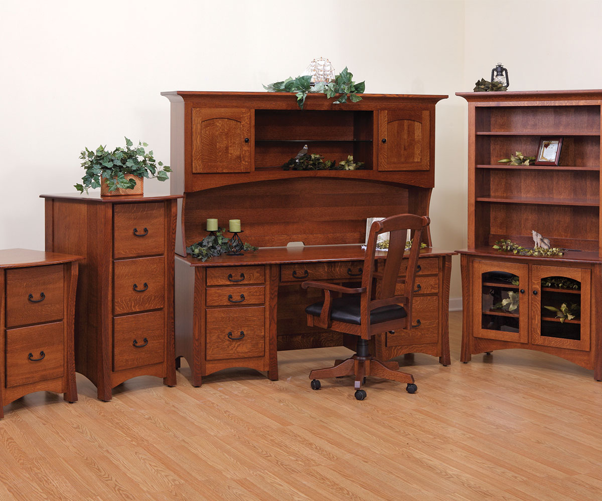 Master Desk with Hutch - Image 2
