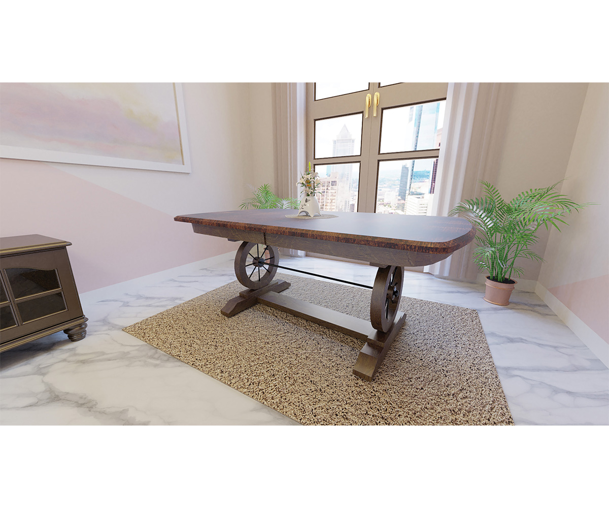 Conestoga Double Pedestal Table - Image 2