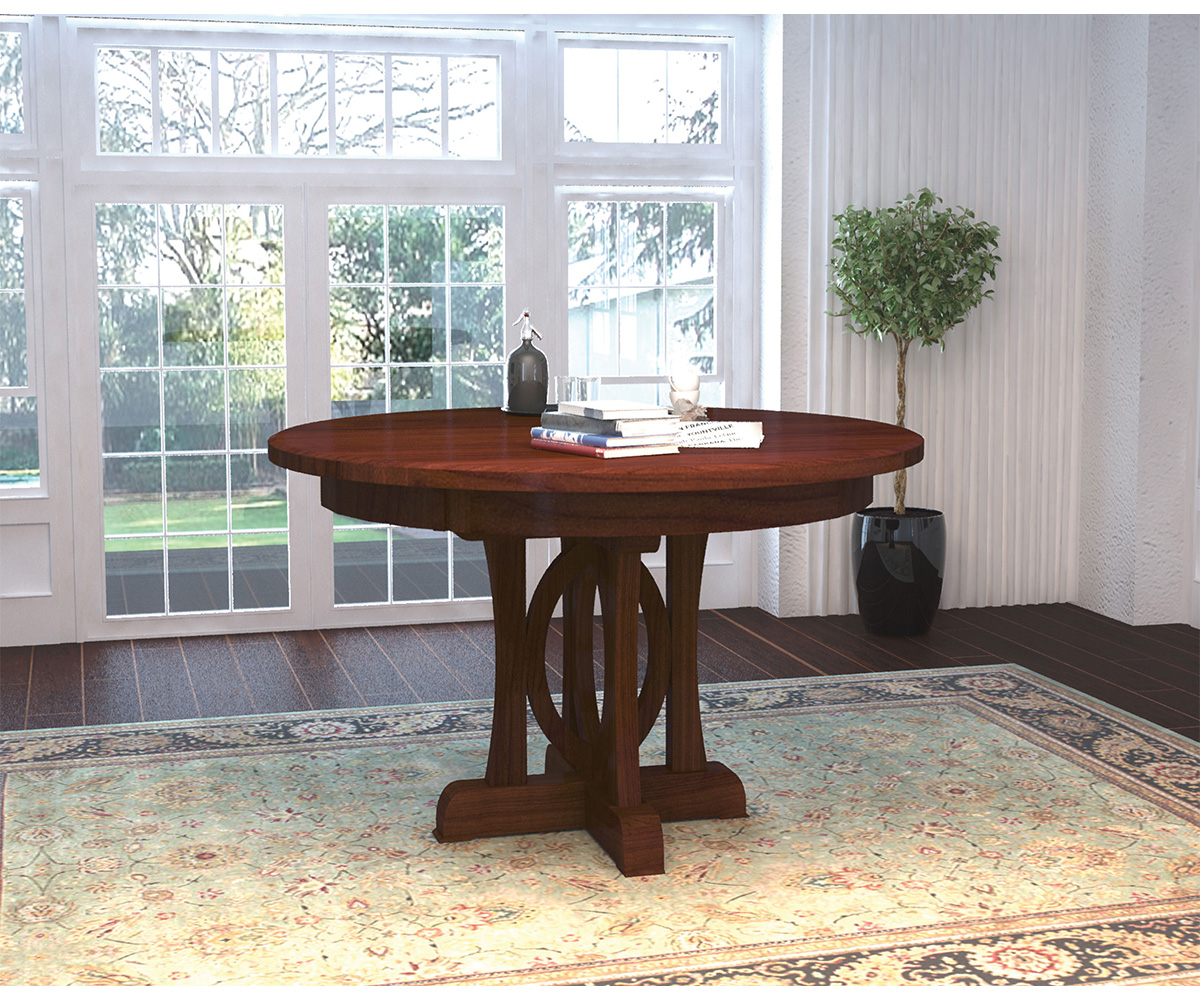 Empire Single Pedestal Table - Image 2