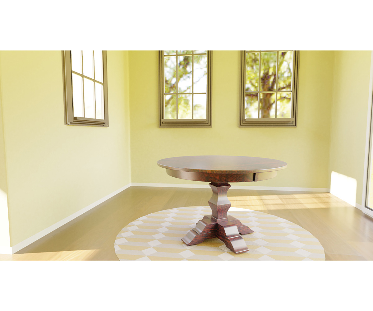 Jessica Single Pedestal Table - Image 2