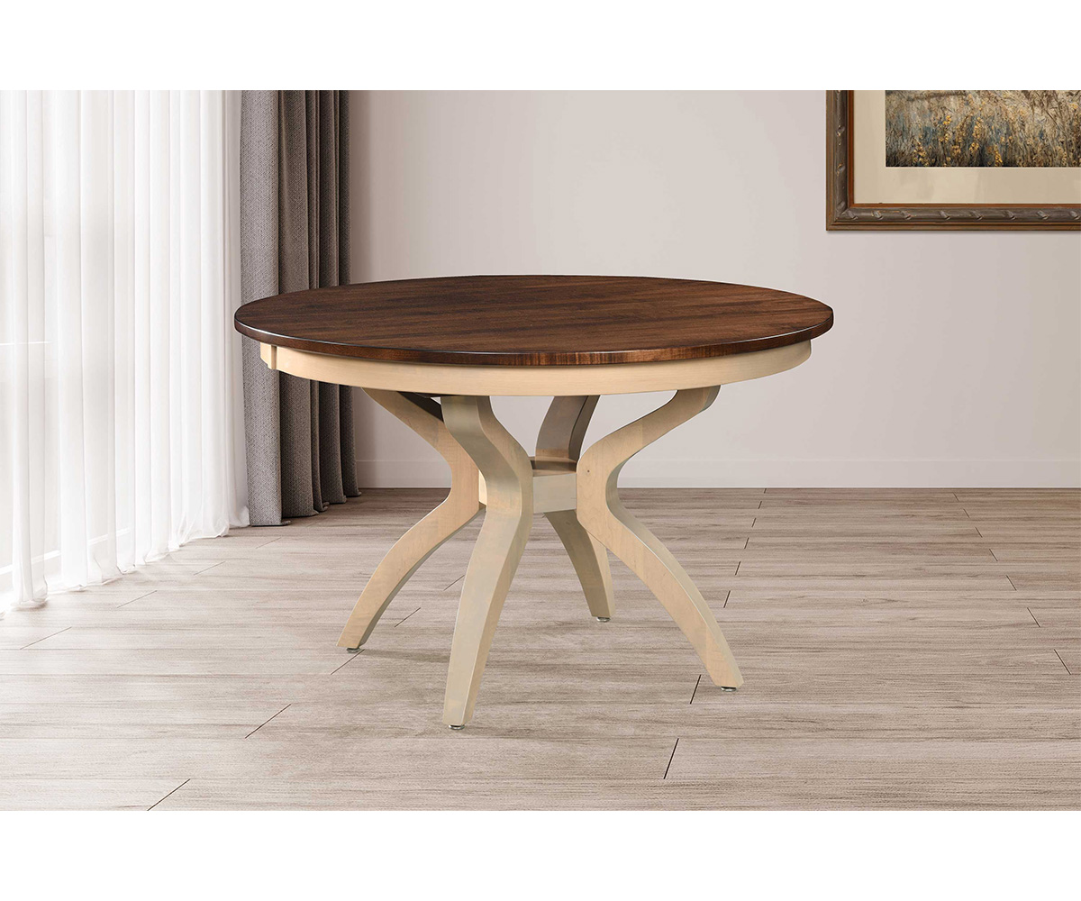 Meggison Single Pedestal Table - Image 2