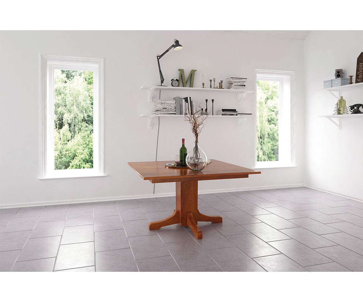 Mission Single Pedestal Table - Image 2