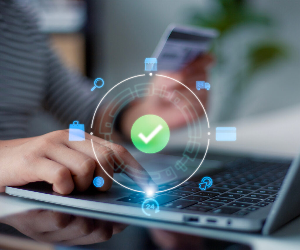 Customer paying deposit online for custom furniture order