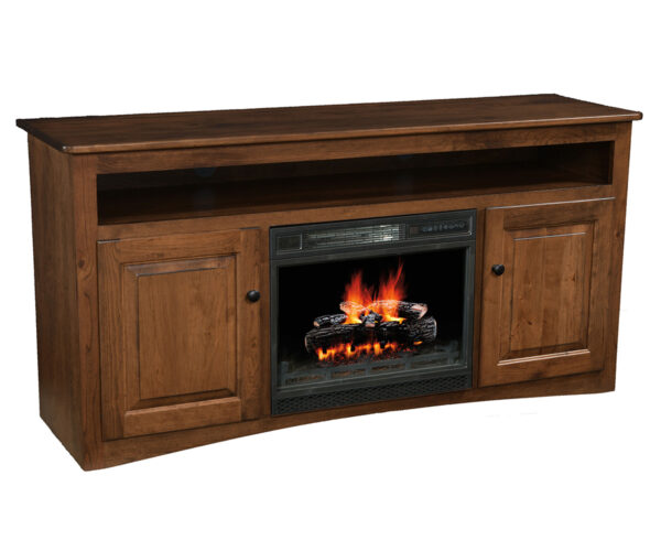 Economy TV Stand with Fireplace