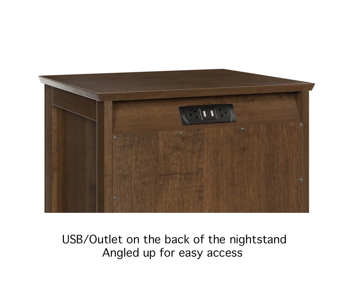Hickory Grove 2 Drawer Nightstand - Image 3