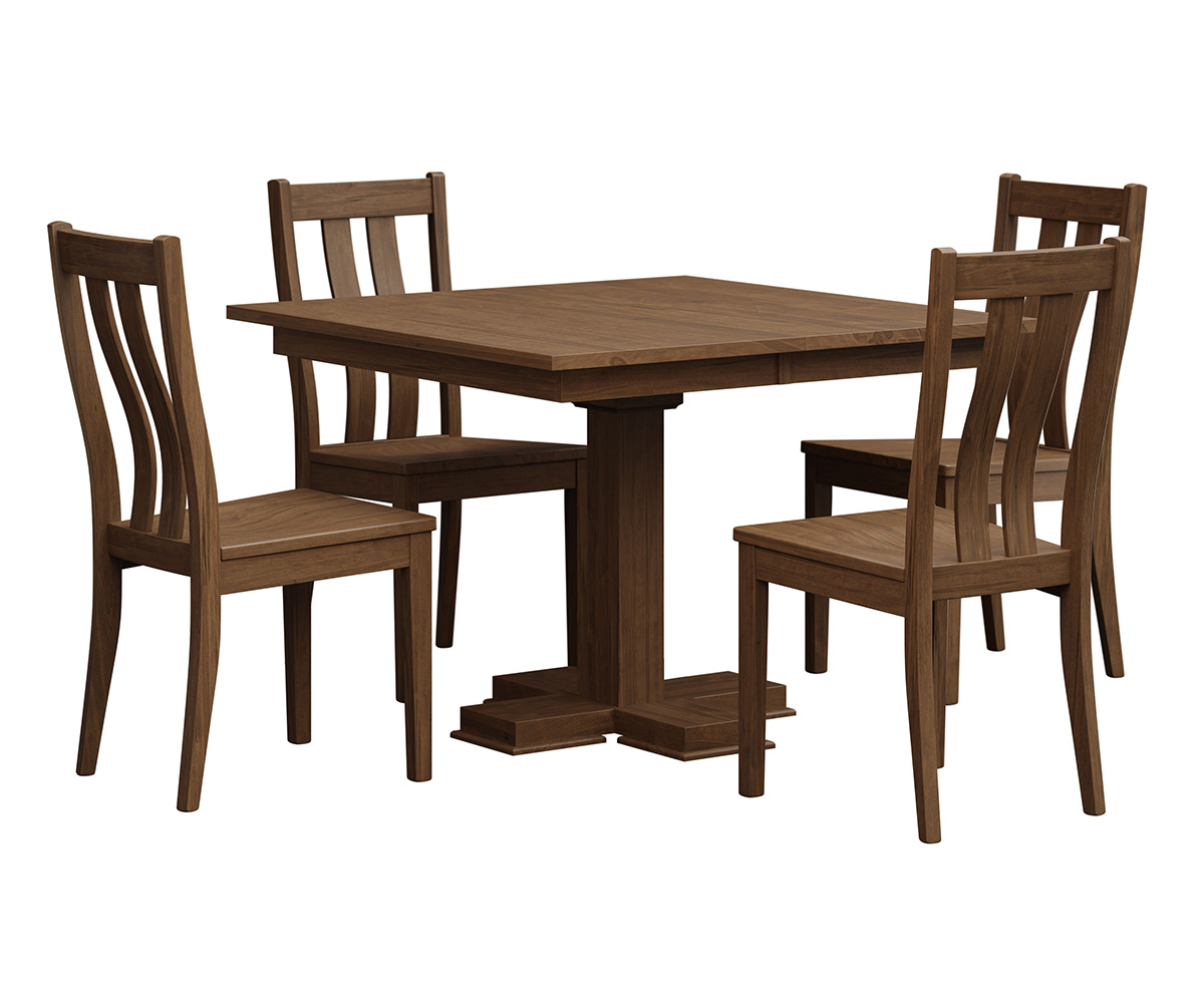 Delta Single Pedestal Table - Image 2