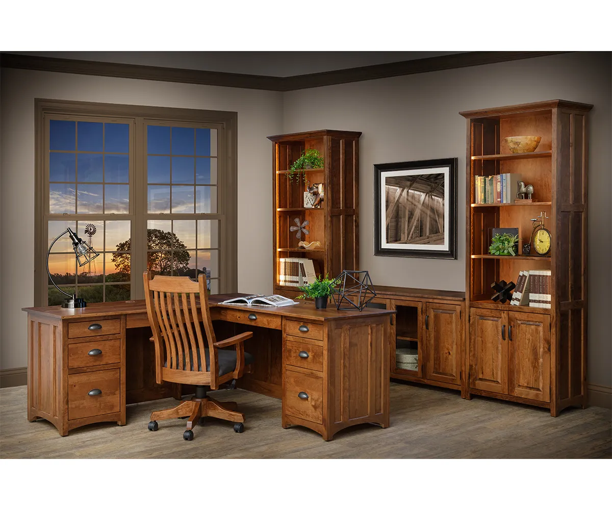 Mission 2 Drawer File Cabinet - Image 4