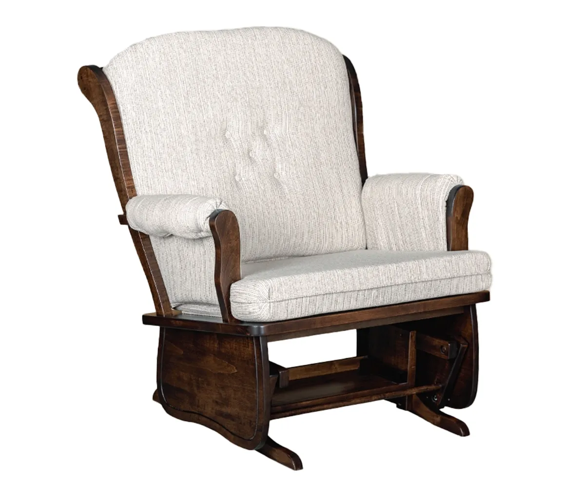 Swanback Chair and a Half Glider and Ottoman - Image 2