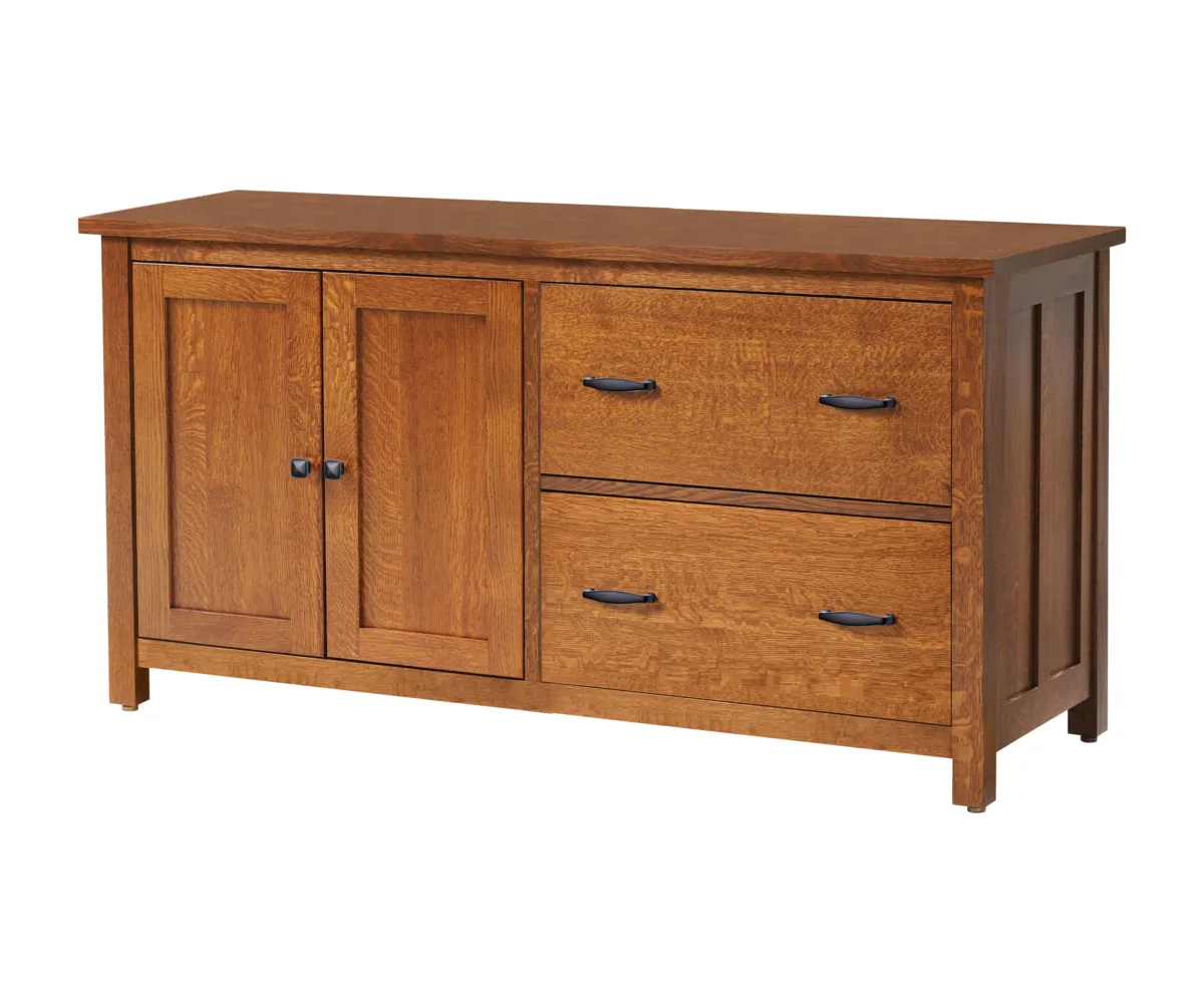 Coventry Mission Lateral File Credenza with Right Doors - Image 2