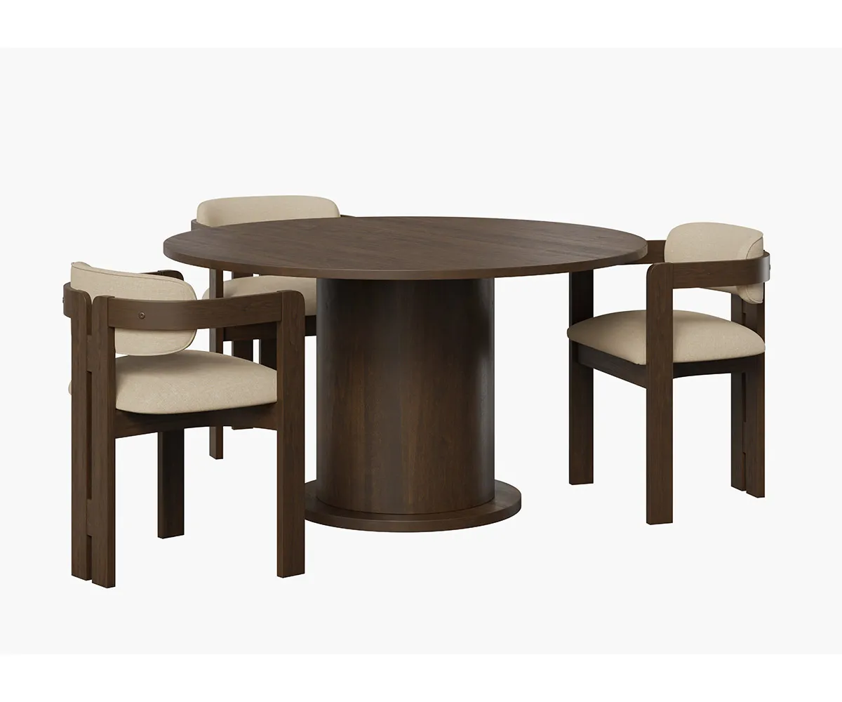 Buxton Single Pedestal Table - Image 2