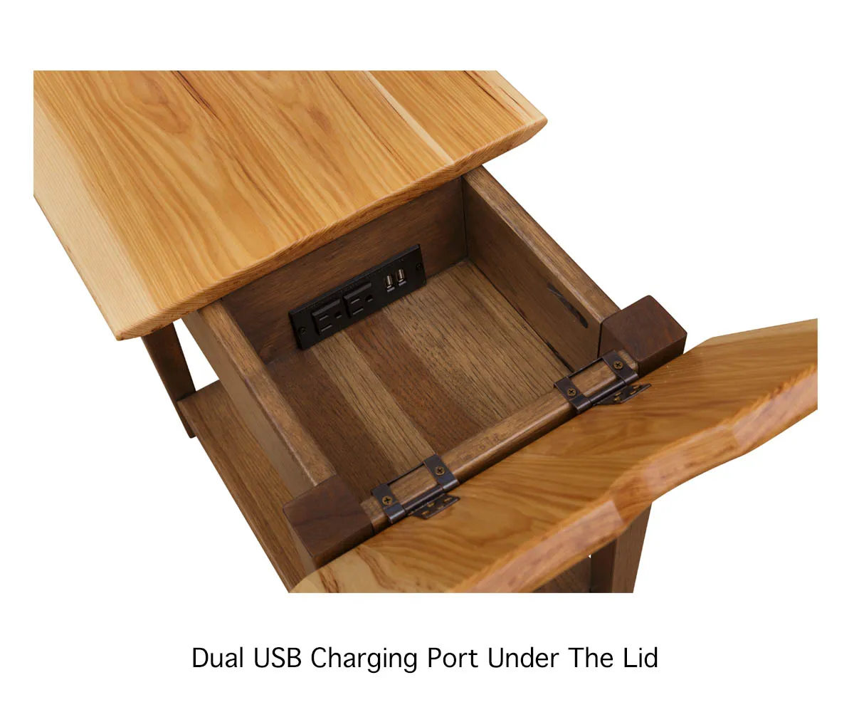 Simplicity Lifttop Chairside Table - Image 4