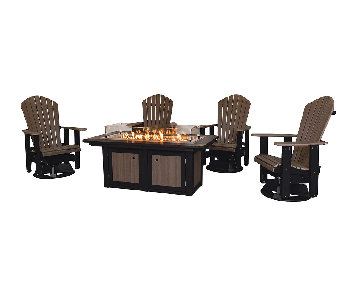 Rectangular Fire Pit Table - 25"H - Image 2