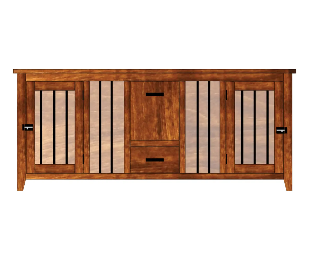 Legacy Medium Double Hinged Door Crate