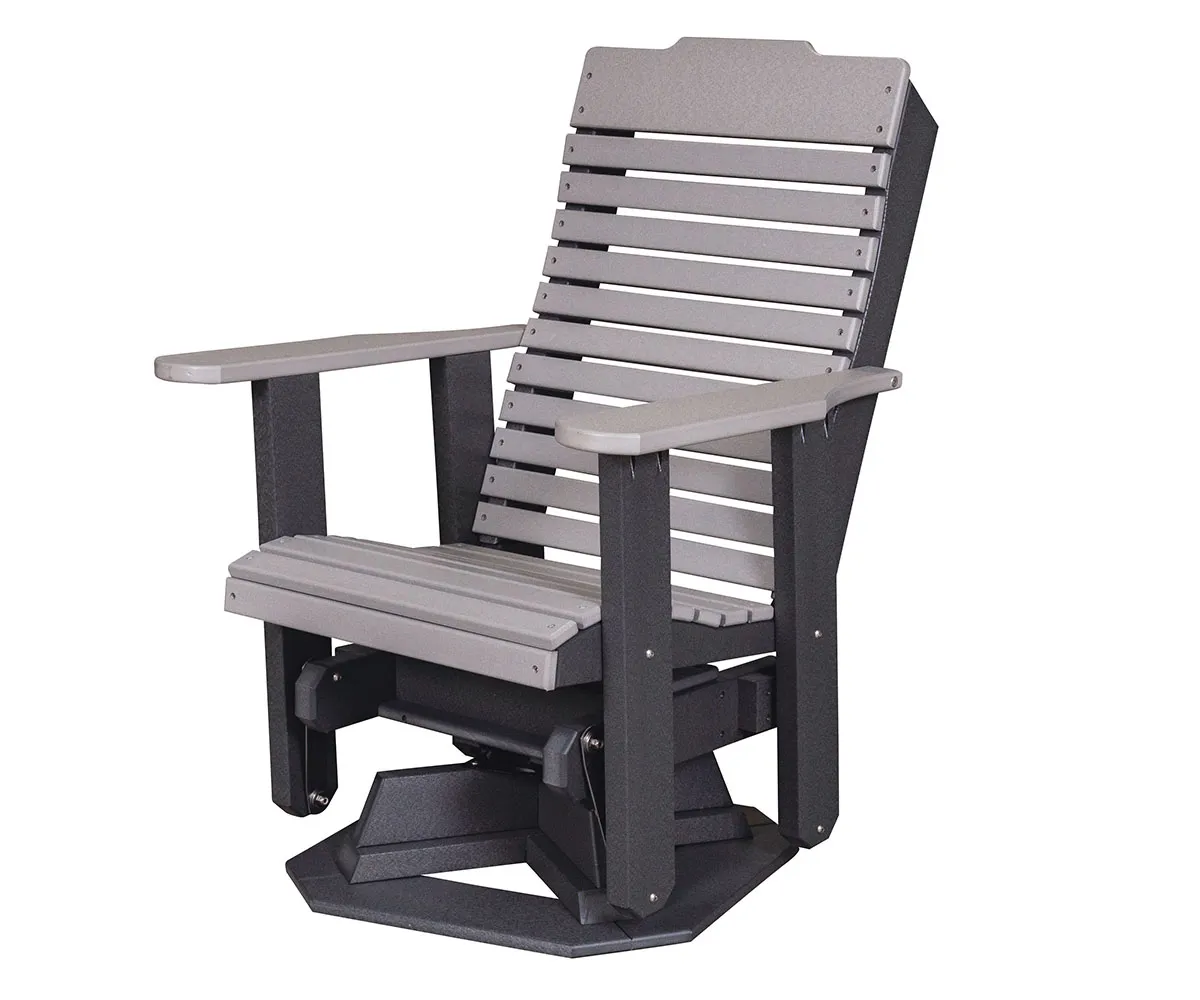 High Back Curve Back Swivel Glider