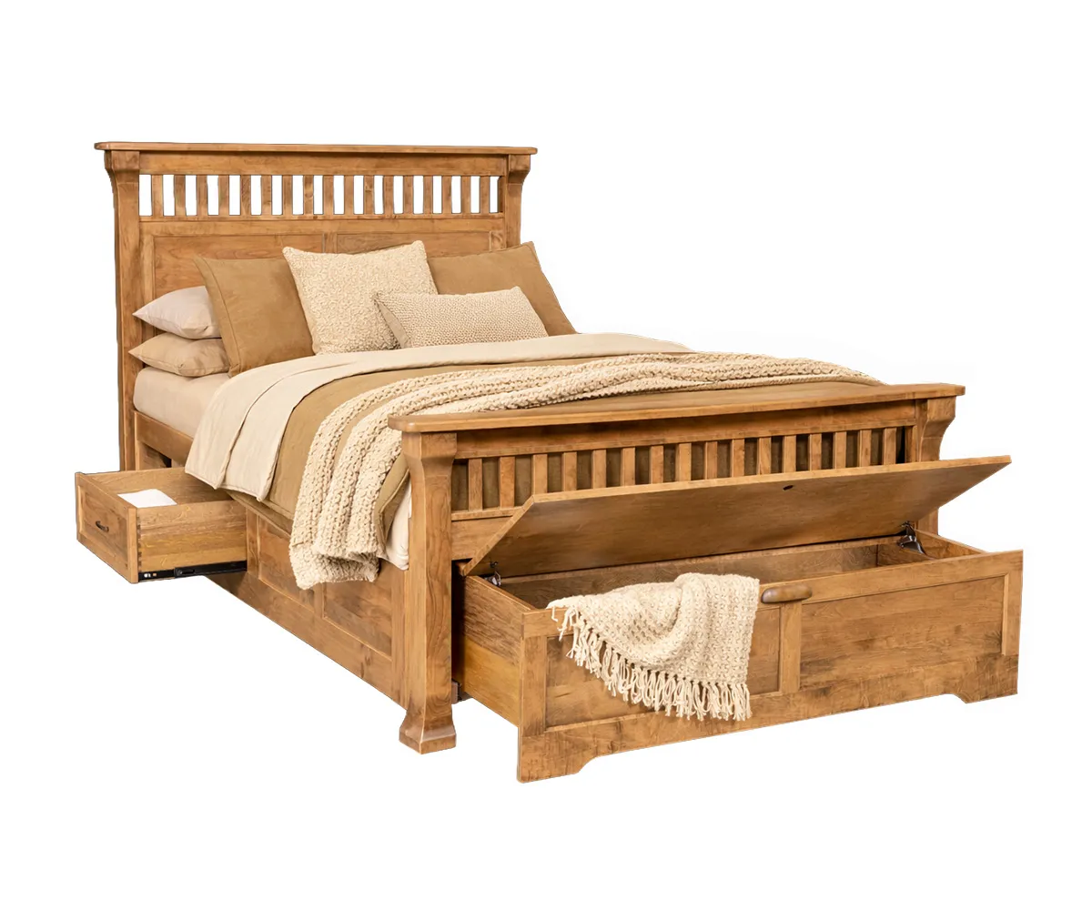 Bloomdale Bed With Pullout Footboard - Image 3