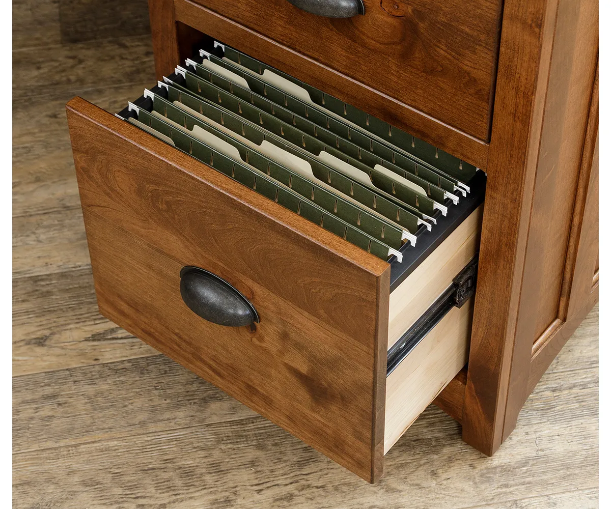 Mission 2 Drawer File Cabinet - Image 2