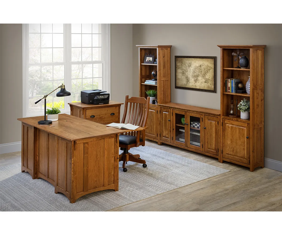 Mission 2 Drawer File Cabinet - Image 3