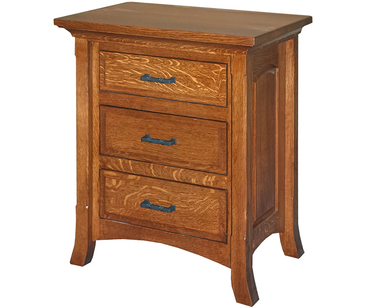 Homestead 3 Drawer Nightstand
