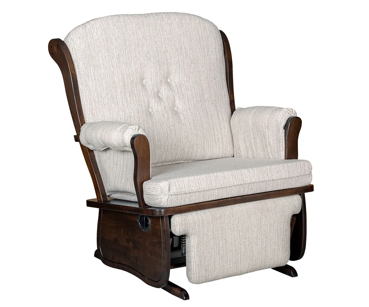 Swanback Chair and a Half Glider and Ottoman - Image 3