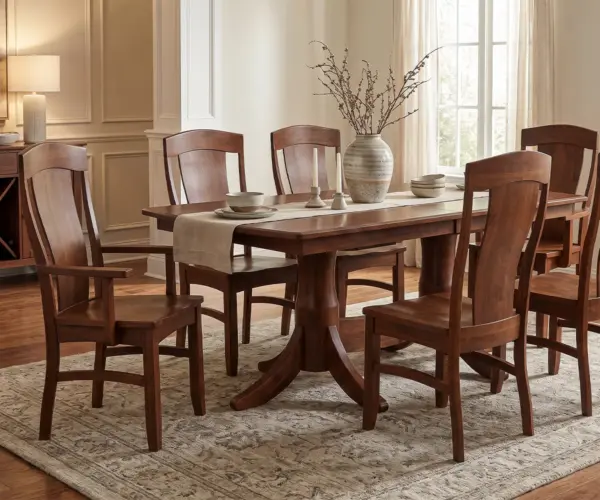 Bourbon Double Pedestal Dining Collection